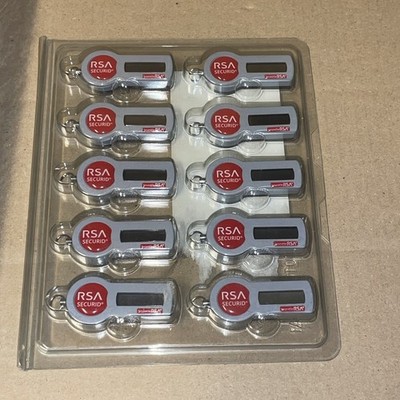 10x RSA SecurID SID700 Security Token Key Fob   Exp 09/2024