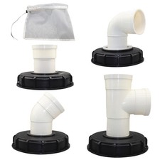 IBC Tote Filter Cap Water Tote Hose Adapter Kit 4590 Elbow IBC Bag Successful