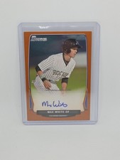 2013 Bowman - Prospect Autographs Max White #BPA-MW Orange /250 (AU, RC)