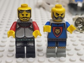 Lego Knights Kingdom I: King Leo W/ Horse Crown Window 6098 6091 cas035 cas037