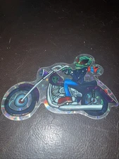 vintage holographic "Alien" sticker produced by Brand Imports in 1998