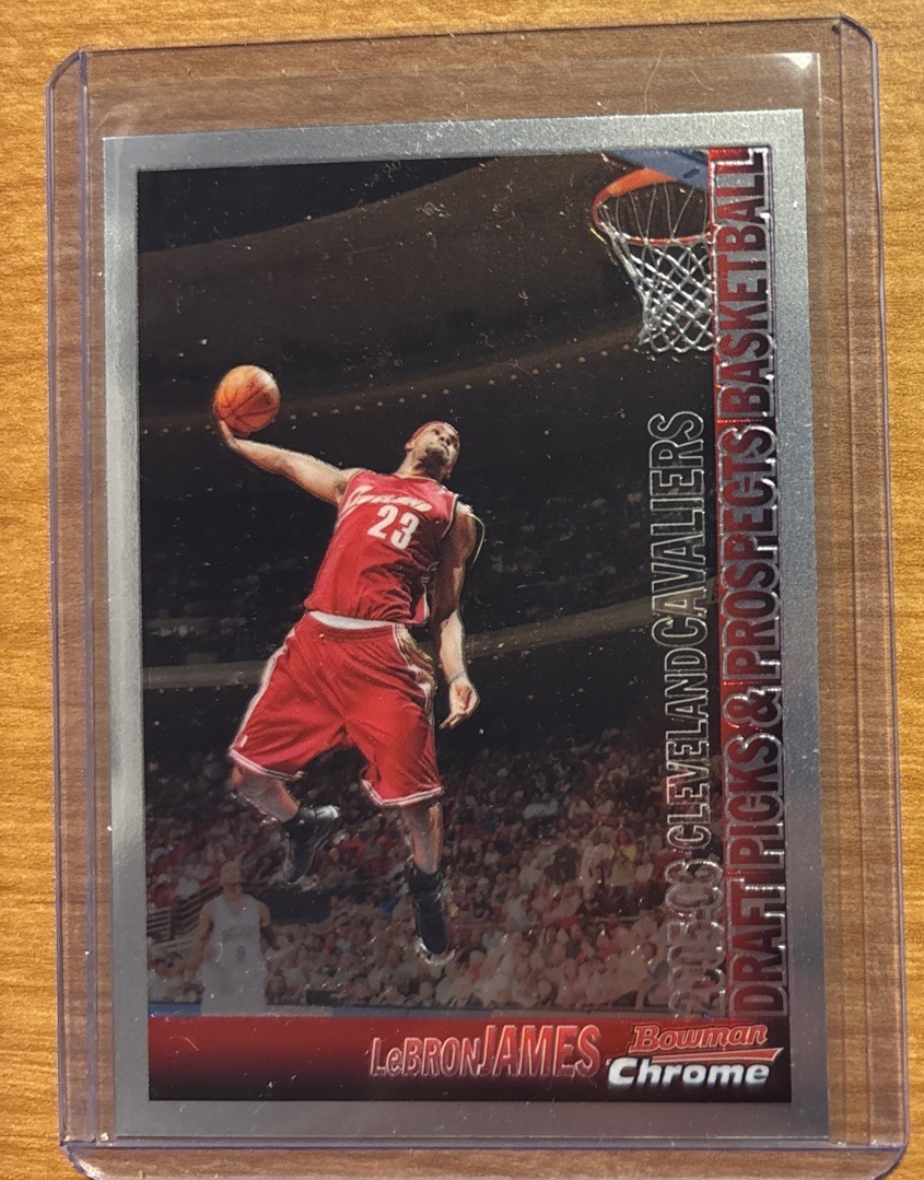 2005 Bowman Chrome LeBron James NM-MT OR BETTER #23 Cavaliers Lakers
