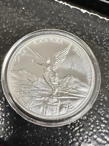 2025  Mexico Libertad INTAGLIO TRIBUTE Silver -1oz. 999  RARE WITH Mo MINT MARK