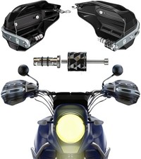 Motorcycle Hand Guards with Thickened Aluminum Alloy Frame & High Strength