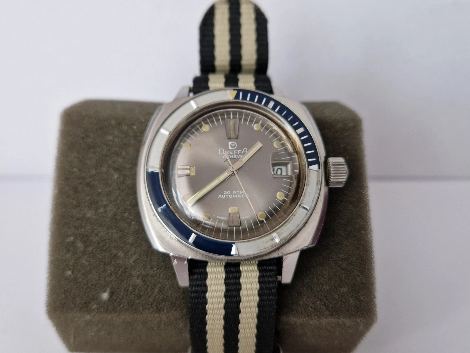 Panerai — DREFFA Geneve Automatic 20 ATM Diver -Ref 18193 -Baby Panerai Case -Vintage.