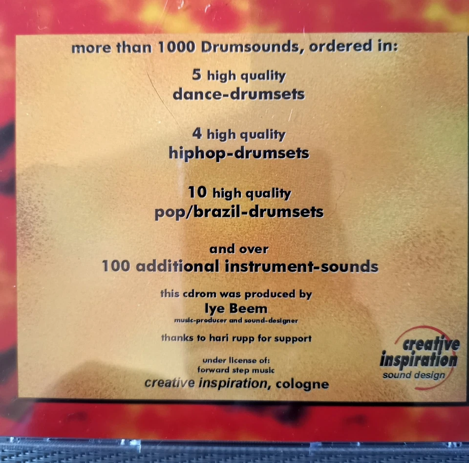 Explosive Drums + Basses Library Sound CDs (sealed), NEU, noch nicht verwendet! - Bild 2 von 4