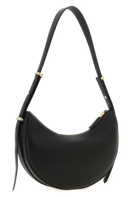 PRADA Arque Small Black Smooth Leather Shoulder Bag New