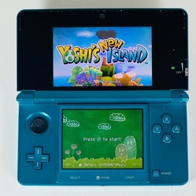Nintendo 3DS Console Aqua Blue w/ Accessories - USA Seller