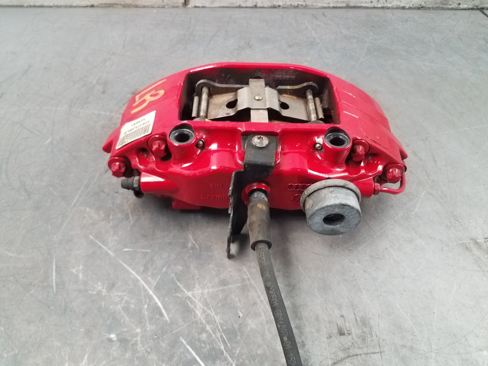 2017 Audi R8 V10 Plus Spyder Brembo Brake Caliper Set #4720 CA2
