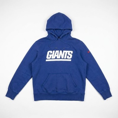 New York Giants Nike Hoodie Herren Spellout Football Sportswear NFL L Blau