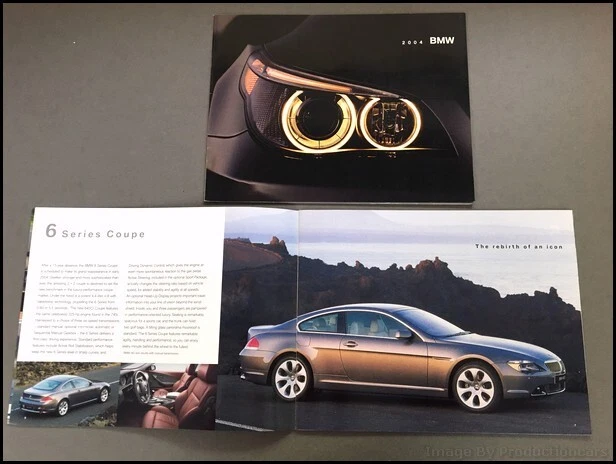 2004 BMW 28-page Car Brochure Catalog - 645Ci 325i Z4 M3 X3 X5 745i 545i 330Ci Foto 3 de 4