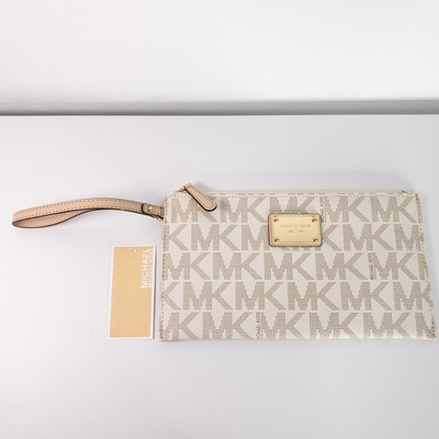 mk gold clutch