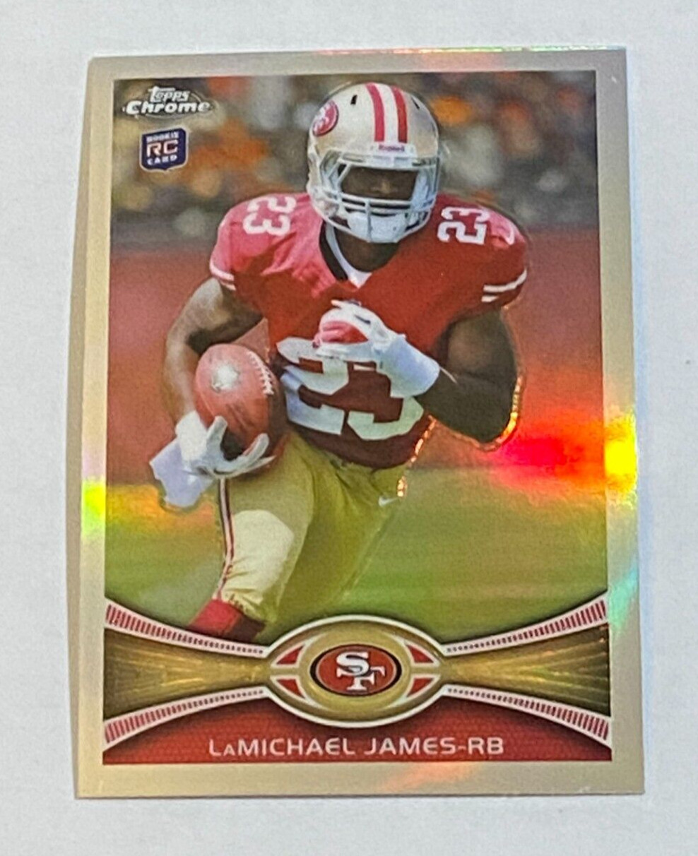 2012 Topps Chrome Refractor #191 Rookie LaMichael James San Francisco 49ers