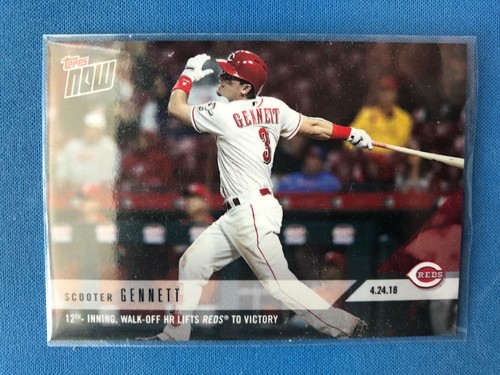 2018 Topps Now 124 Scooter Gennett