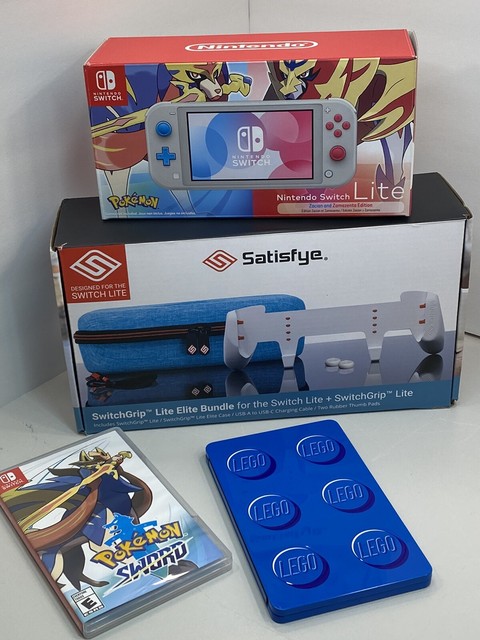 Nintendo Switch Lite Pokemon Zacian And Zamazenta Limited Edition