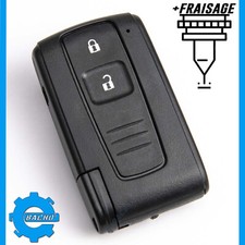COQUE CLÉ POUR TOYOTA PRIUS AURIS RAV 4 COROLLA VERSO 2 BOUTONS + FRAISAGE