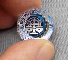 Swarovski Crystal Libra Pendant Zodiac Crystal Ball Keychain Vintage 