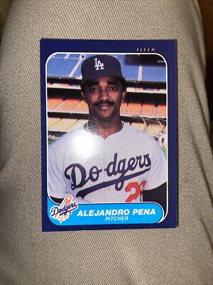 Alejandro Pena 1986 Fleer Los Angeles Dodgers #140