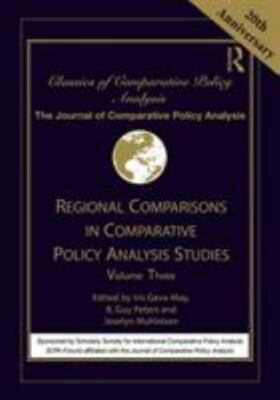 Regional Comparisons in Comparative Policy Analysis Studies, Hardcover by Gev...