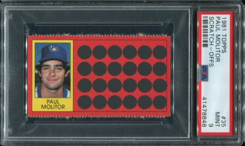 1981 Paul Molitor #35
