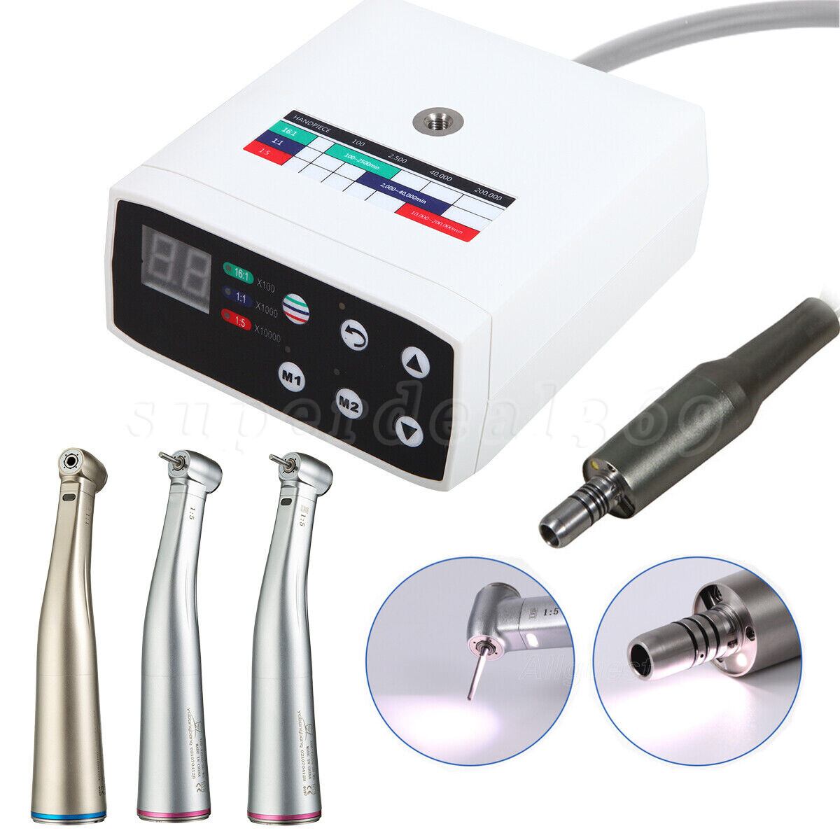 NSK Style Dental Brushless LED Electric Micro Motor /1:5