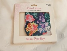 New Vera Bradley Fitted Mask Happy Blooms Adjusters Adult FREE SHIPPING