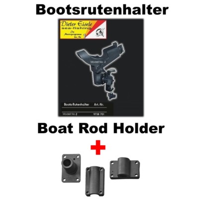 Dieter Eisele Bootsrutenhalter Boat Rod Holder - Klemm-Rutenhalter Boot |  eBay