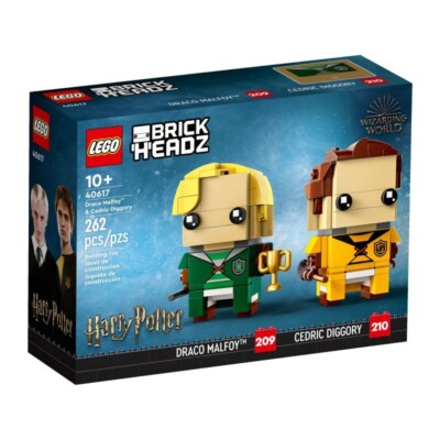 LEGO  Brickheadz Harry Potter  Draco Malfoy und Cedric Diggory 40617 NEU&OVP
