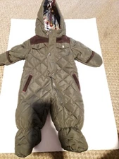 Rothschild  one piece Bunting Snow Suit Insulated Quilted Size 3/6mths