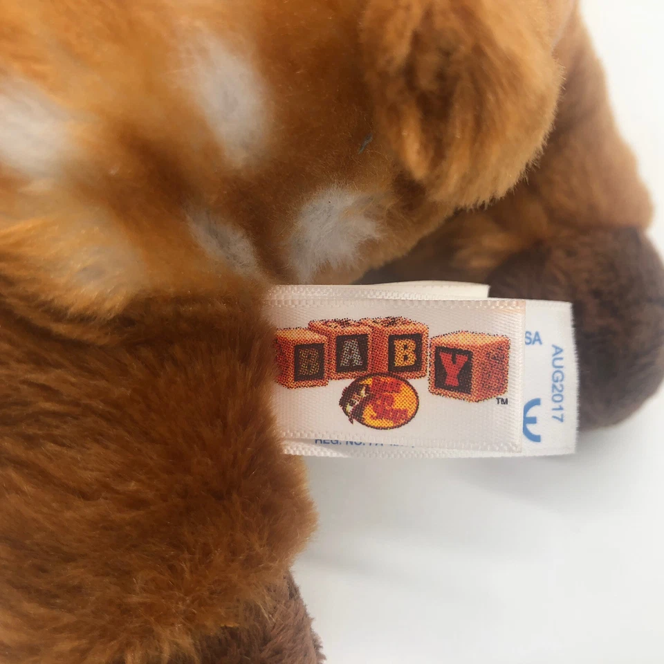 Cobertor rosa musical de pelúcia Bass Pro Shops Baby Deer Fawn Aurora World 10" 2017 - Imagem 2 de 4