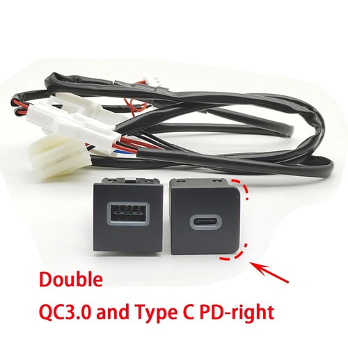 Pour Golf Jetta Voiture Chargeur USB PD Charge Rapide QC3.0Auto Téléphone Chargeur Adaptateur - Photo 19 sur 31