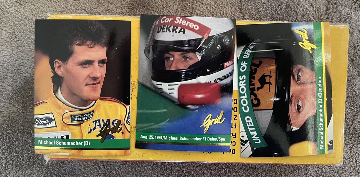 1992 Grid Formula 1 Cards Complete Set 1-200 Michael