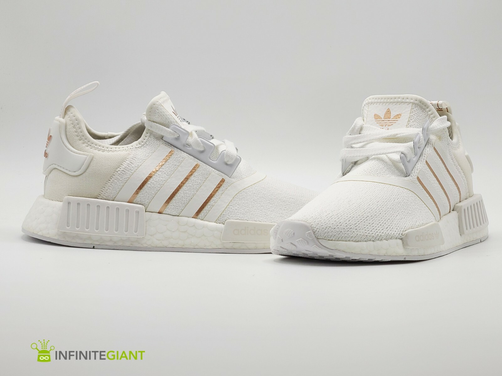 adidas NMD R1 White Rose Gold Metallic 
