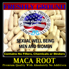 MACA ROOT Raw With Absolutely No Additives Potency Sexual 100 Veg Capsules