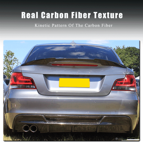 Fit for BMW E82 120i 125i 128i 135i M Coupe 07-12 Rear Trunk Spoiler Wing Carbon - Bild 2 von 14