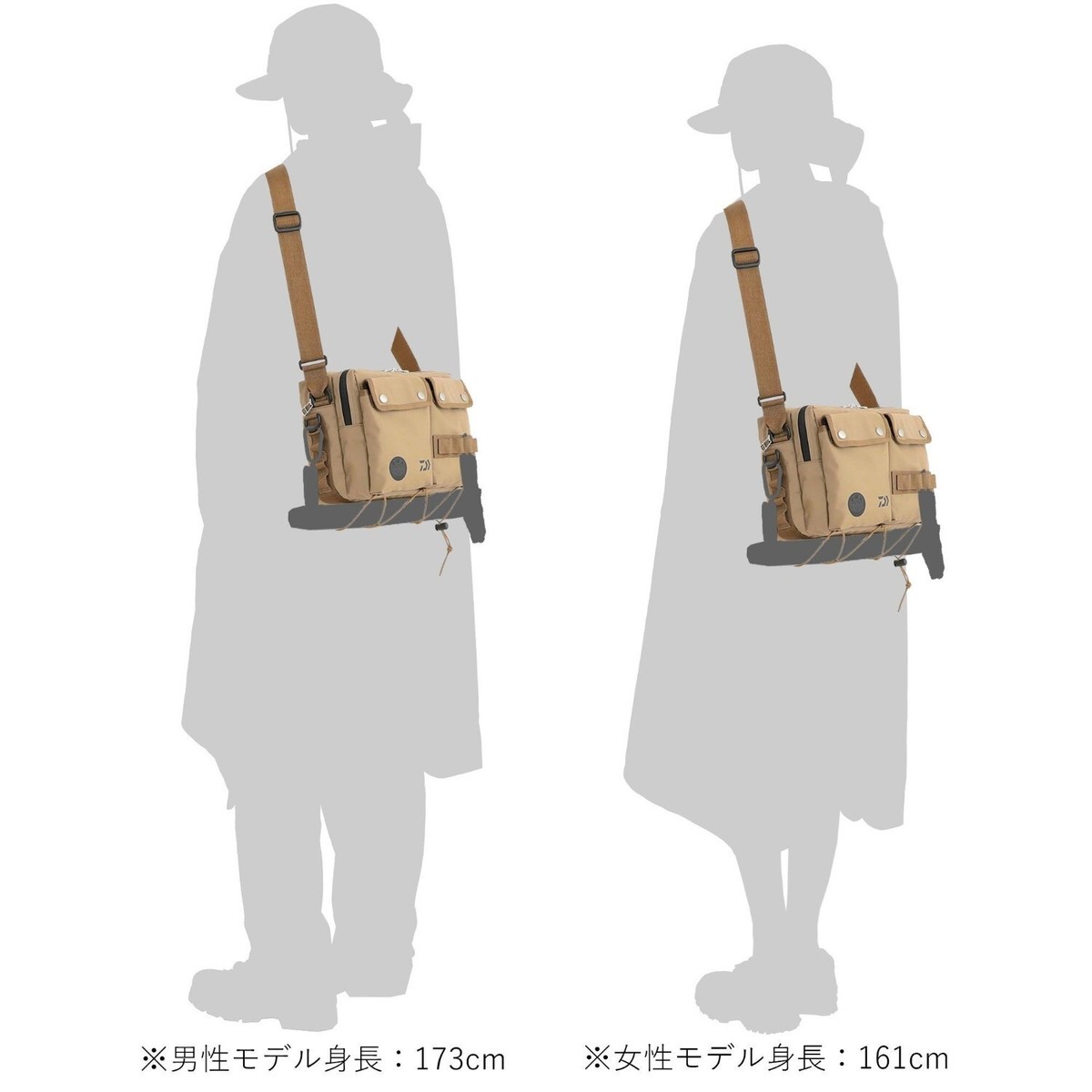 STONE  S156100032S0045V0122 関税送料込 ASK availability First) porter DAIWA x POTR SHOULDER BAG