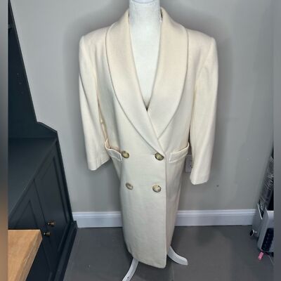 Christian Dior vintage 80's- 90's lambswool cream coat | eBay