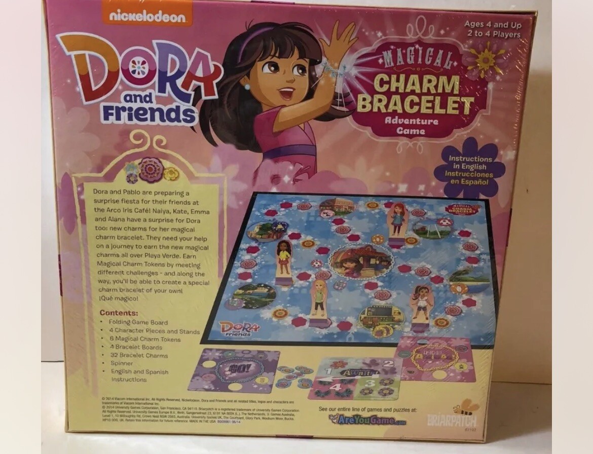 Nickelodeon Dora And Friends Magical Charm Bracelet Adventure Game Age 4+