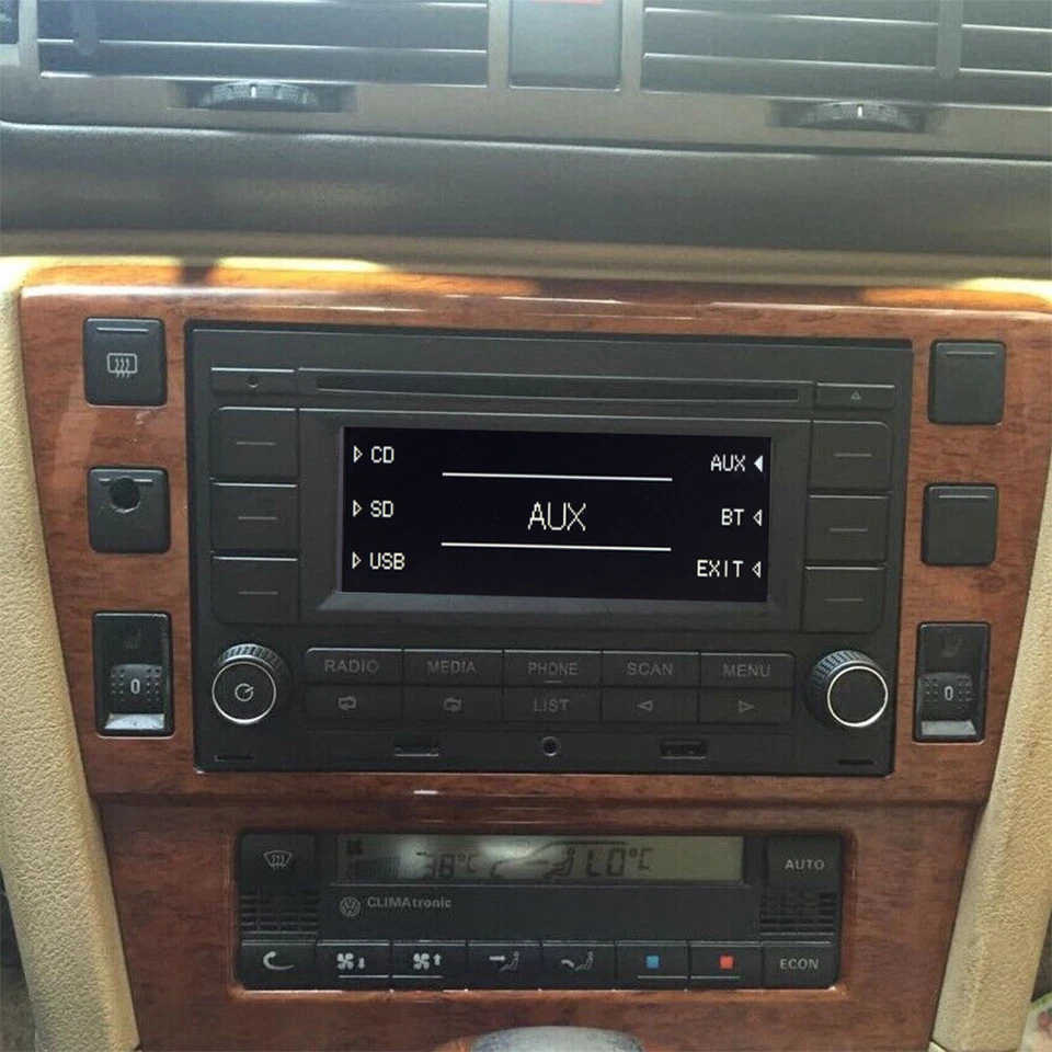 Autoradio RCN210 Bluetooth CD Player MP3 SD USB für VW Golf MK4 Passat B5 Polo - Bild 2 von 4