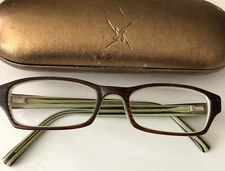Vintage NICOLE MILLER COLLECTION Cocoa/Lime Eyeglasses