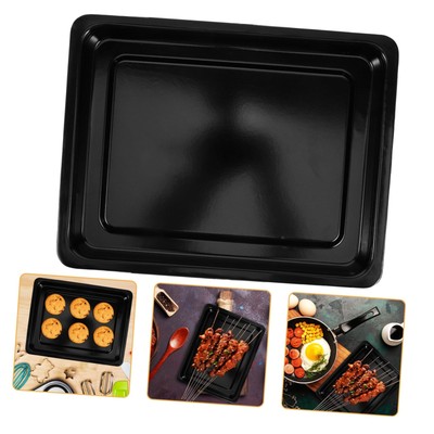Grill Plate Reusable Baking Tray Enamel Cake Pan Small Oven Bakeware Pan
