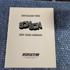Original Son Son Romstar    arcade Video game manual