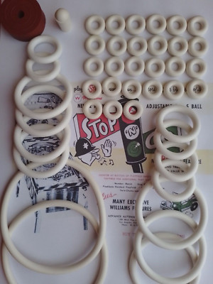 Kit D'élastiques En Caoutchouc Pour Flipper Williams Pit Stop - Pinball Rubber Kit - Neuf Sous Emballage