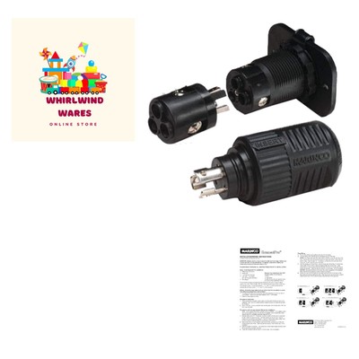 3 Wire ConnectPro Receptacle and Plug, 12VCP