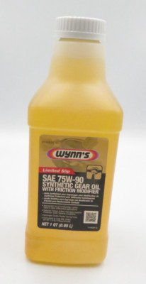 Wynn's SAE 75W-90 Synthetic Gear Oil with Limited Slip Friction Modifier 32OZ
