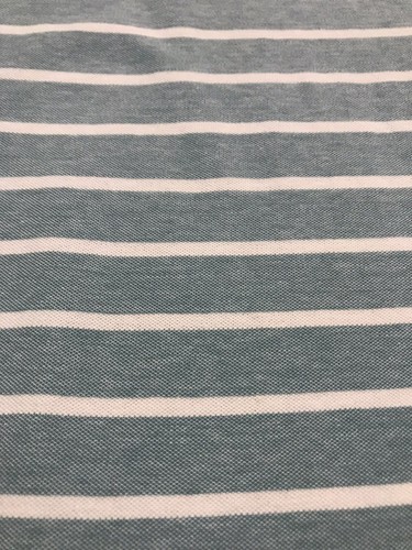 Banana Republic Sz Medium Mens Polo Green White Stripe. - Picture 4 of 4