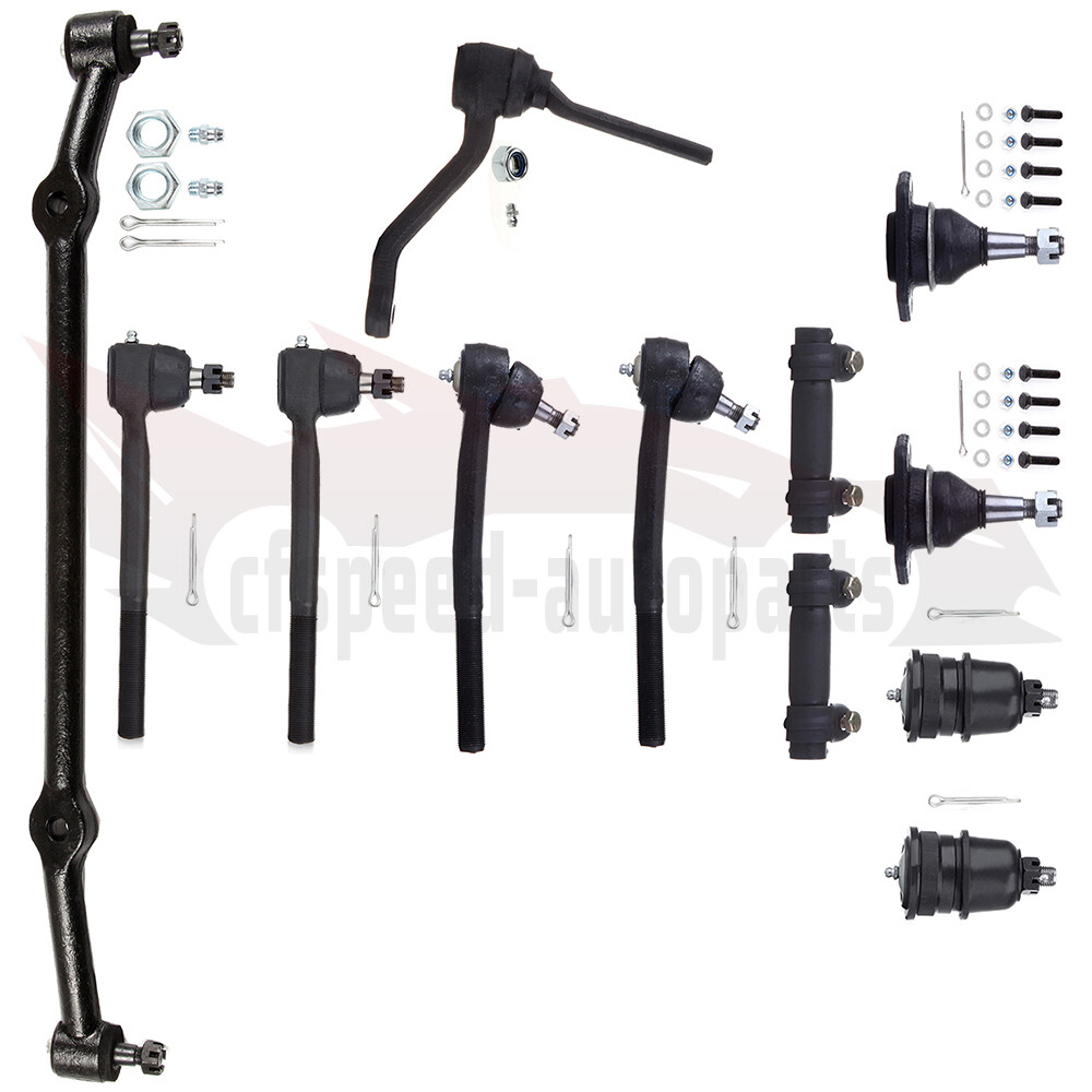 12pcs Front Suspension Ball Joints Tie Rods Center Link Kit for 1978-1984 Buick LeSabre
