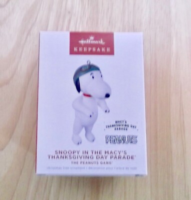 HALLMARK KEEPSAKE SNOOPY IN THE MACY'S THANKSGIVING PARADE ORNAMENT - 2022 - NIB