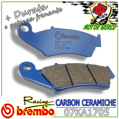 07KA1705 PASTIGLIE BREMBO CARBON ANTERIORI KAWASAKI KX F 250 2004 >