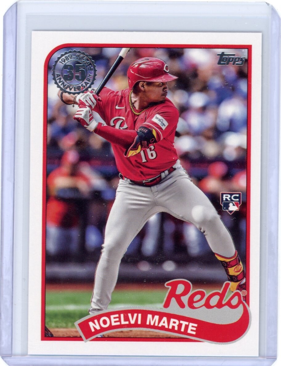 2024 Topps Series 2 - 1989 Topps Baseball #89B2-3 Noelvi Marte (RC)